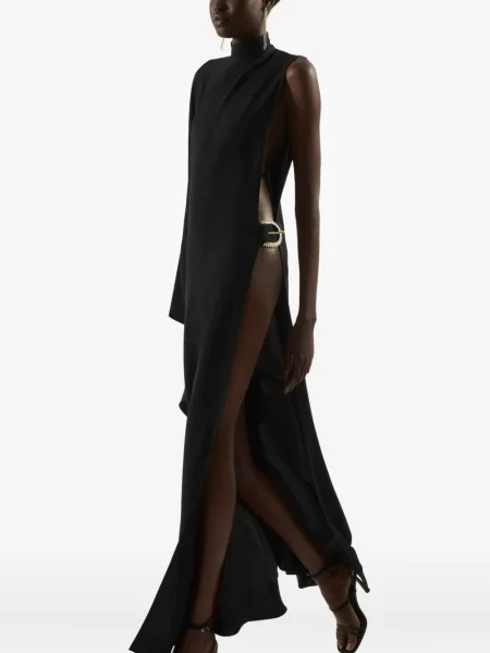 Rochie midi Taller Marmo până la genunchi de costum negru