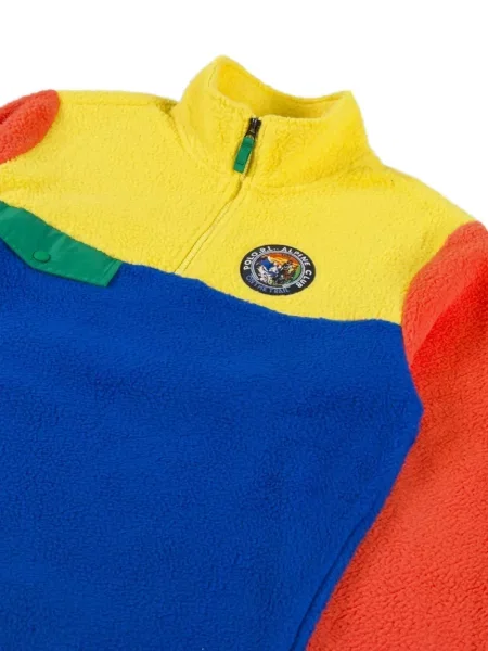 Дълго суитчър Polo Ralph Lauren с автограф бяло