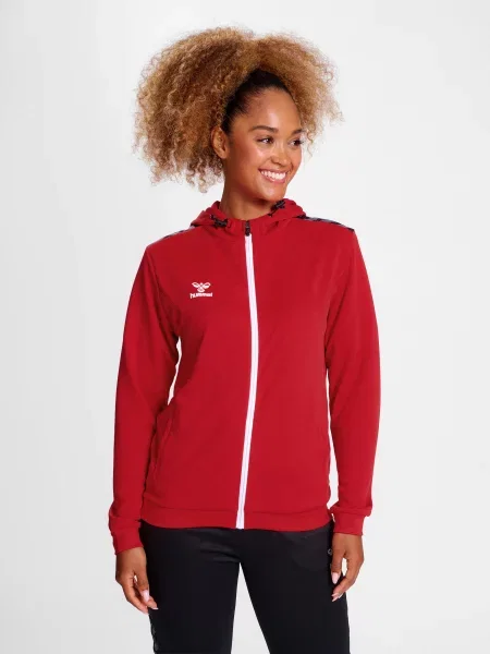 Bluza dresowa z kapturem Hummel Authentic Pl czerwona