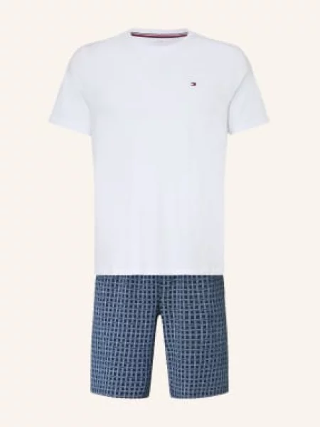 Tommy Hilfiger Krótka Piżama weiss biała