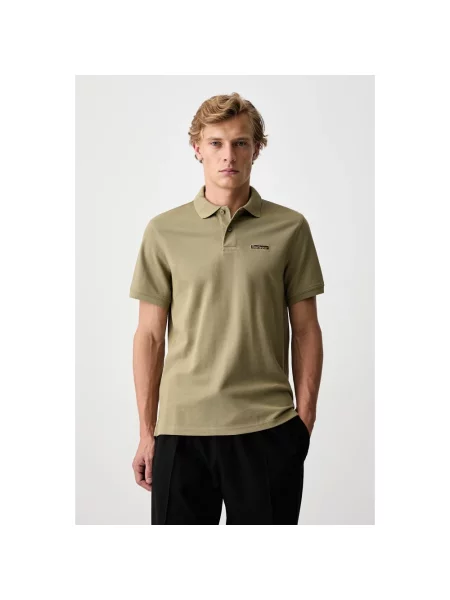 Barbour Pin Badge Asia polo zielona