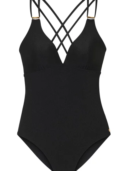 JETTE Costum de baie întreg negru