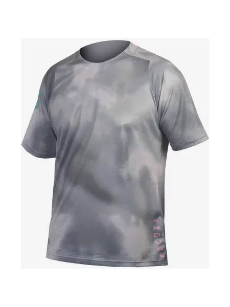 Koszulka rowerowa Endura Cloud Limited Edition krótki rękaw S szara