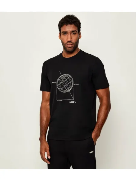 BOSS Tricou League GRX negru