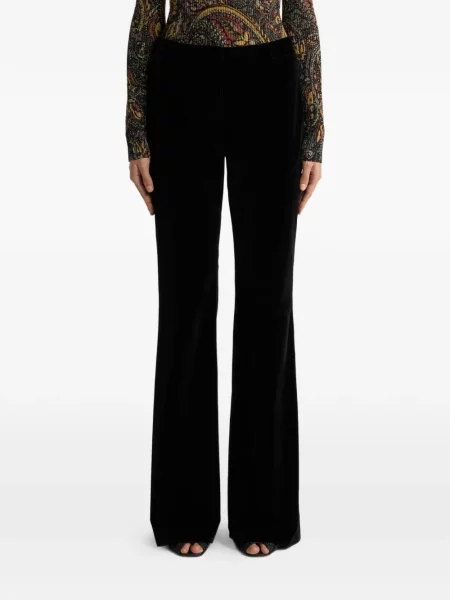 Pantaloni Etro de catifea negru