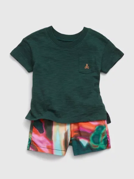Тениска Gap зелено