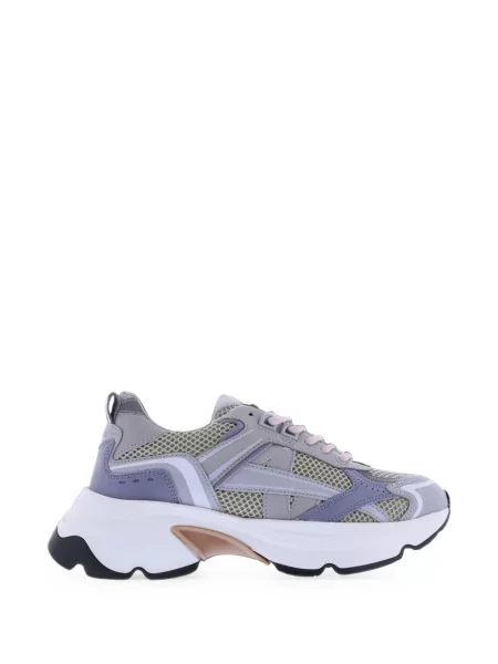 Sneakerși Nubikk cu șireturi din dantelă gri