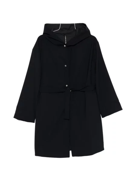 Parka Herno z kapturem niebieska