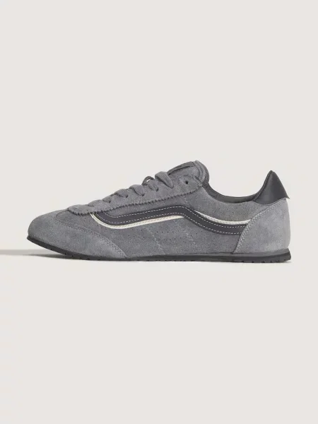 Vans Super Lowpro sneakers pentru bărbați din piele întoarsă gri