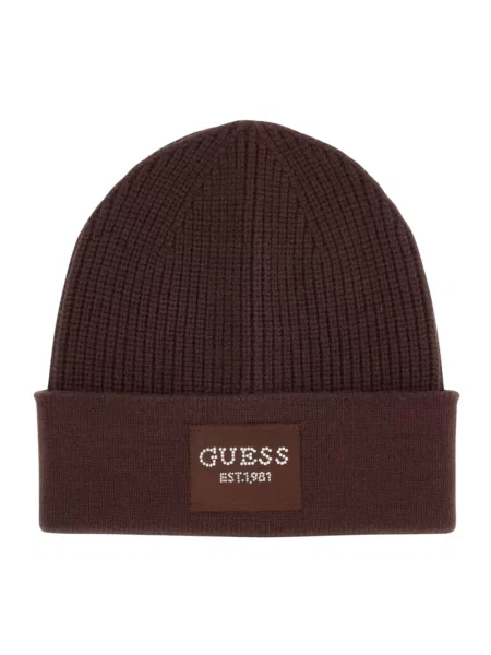 Czapka Guess brązowa