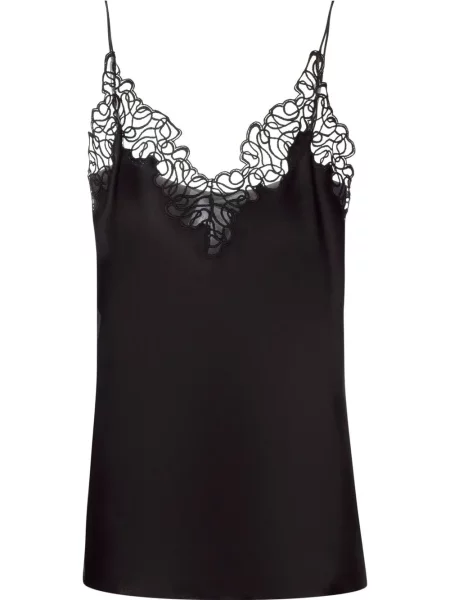 Top Stella Mccartney din satin negru