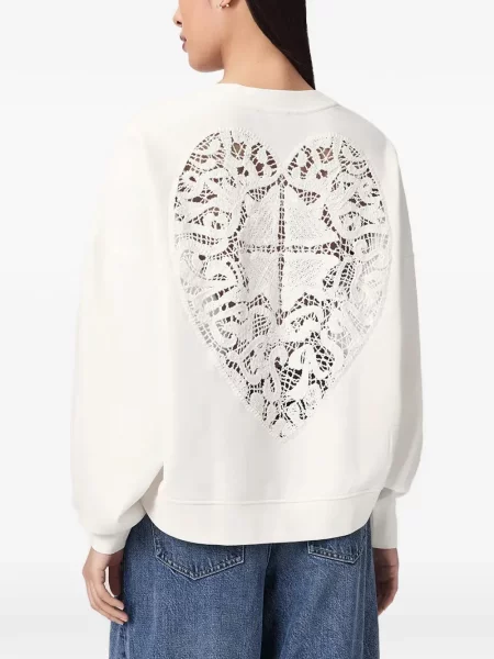 Lung tricou Allsaints alb