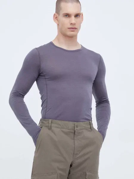 Tricou Adidas Terrex din lână merinos gri