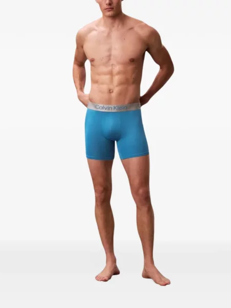Boxeri Calvin Klein Underwear cu autograf gri