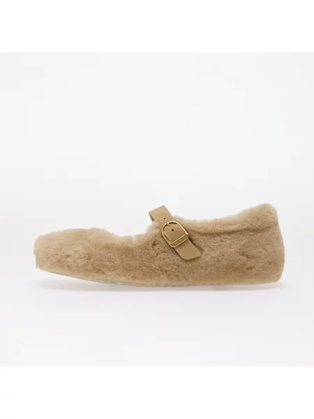 Μπαλαρίνες Birkenstock από δέρμα προβάτου
