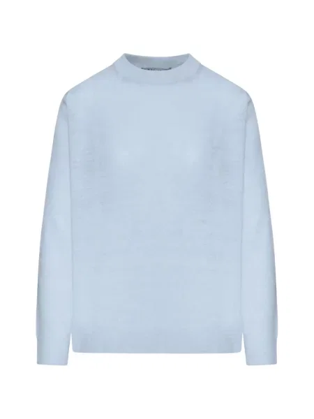Pulover 's Max Mara cu decolteu rotund albastru