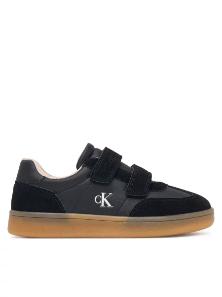 Αθλητικά Calvin Klein Low Cut Velcro Sneaker S Μαύρο λευκό