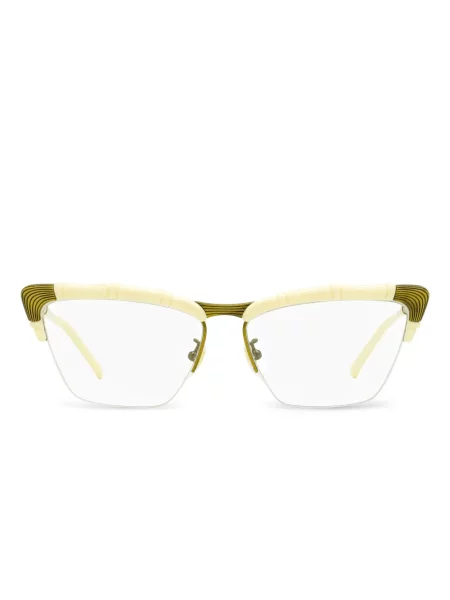 Ochelari de soare Gucci Eyewear din bambus auriu