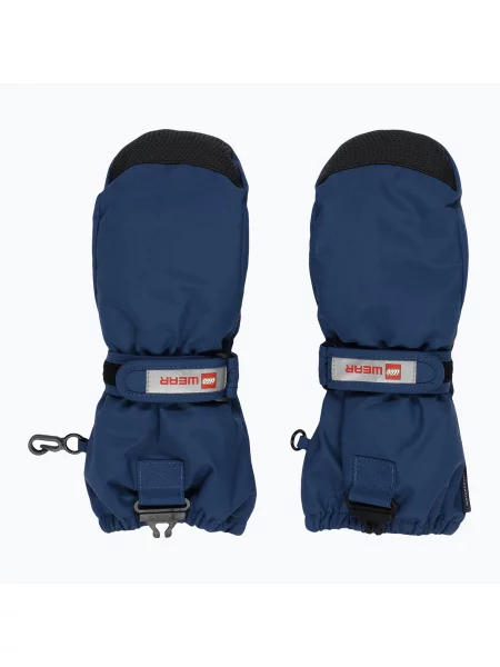 Mănuși de schi pentru copii LEGO Lwatlin dark blue albastru