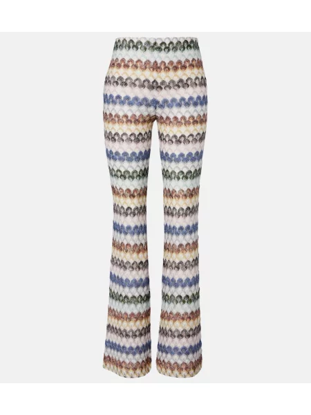 Pantaloni Missoni tricotate evazate