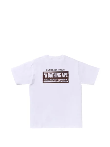 Grafic tricou A Bathing Ape® alb
