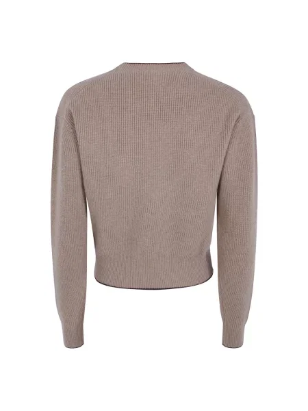 Sweter Chloe brązowy