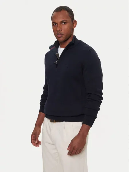 Barbour Megztinis Half Zip Tamsiai mėlyna