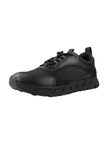 Sneakersy Geox skórzane czarne