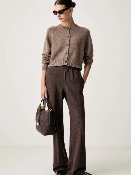 Weekend Max Mara nohavice Editta hnedá