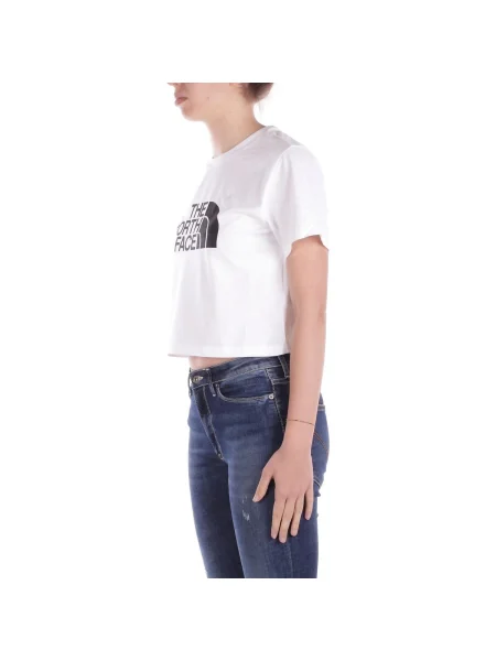 Dámske tričko The North Face Easy Relaxed Cropped white biela