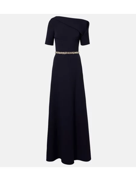 Rochie Safiyaa drapată albastru
