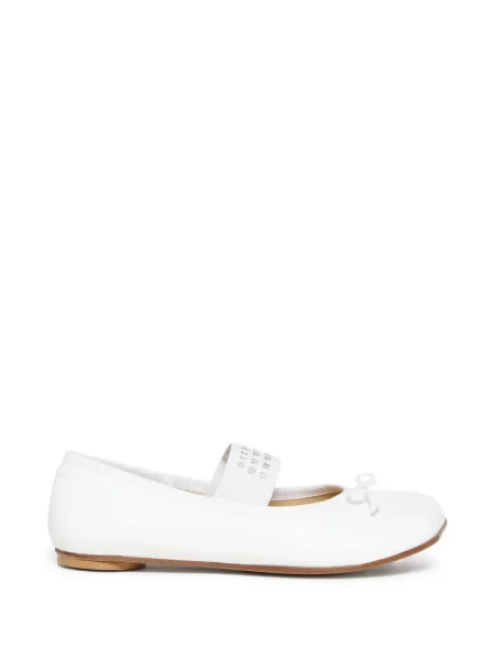 Dětské baleríny Mm6 Maison Margiela bílé