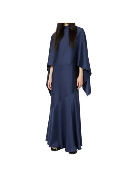 Sukienka wieczorowa Weekend Max Mara niebieska