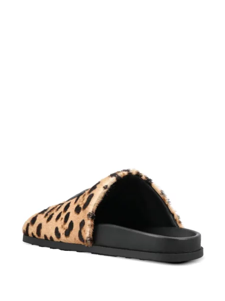 Papuci tip mules Givenchy cu imagine cu model leopard