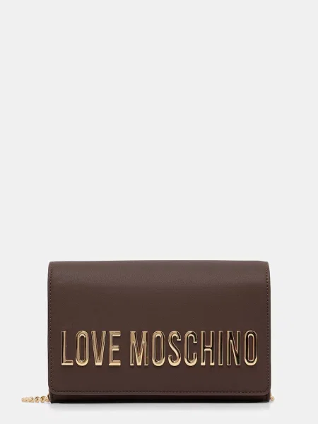 Geantă LOVE MOSCHINO maro