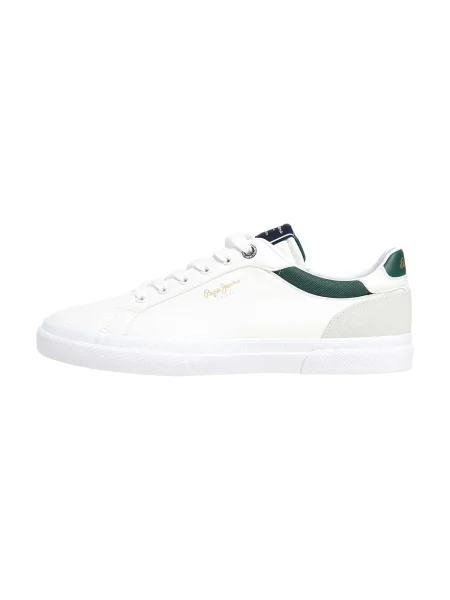 Sneakerși Pepe Jeans alb