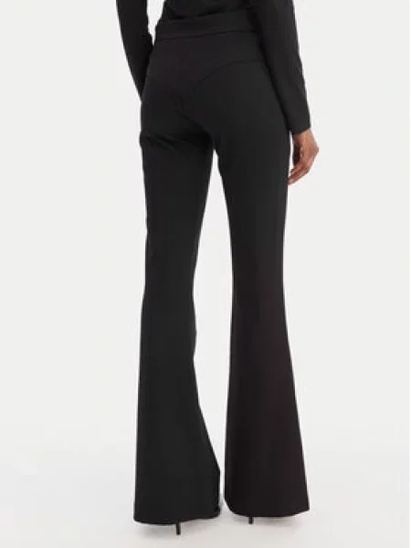 Versace Jeans Couture Hlače iz tkanine Flare Fit črna