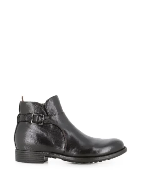 Botine Officine Creative cu cataramă maro