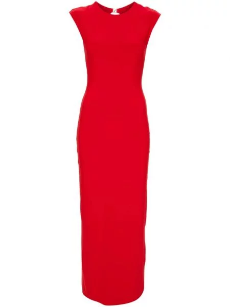 Rochie midi Nissa până la genunchi de costum roșu