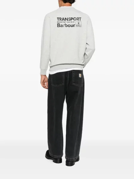 Pulover Barbour cu imagine gri
