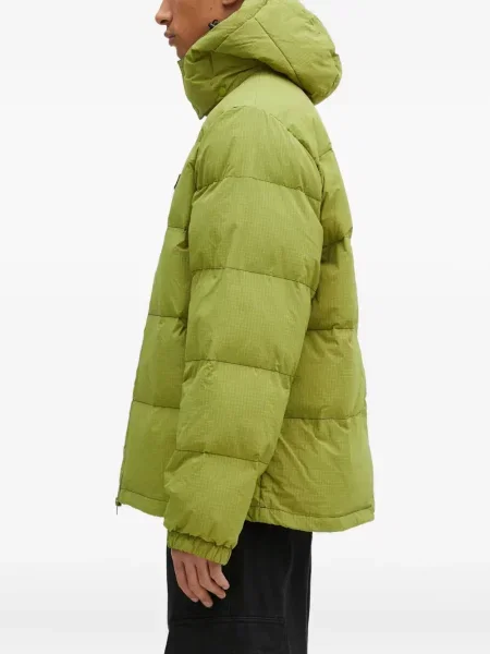 Geacă cu puf Wood Wood cu glugă verde