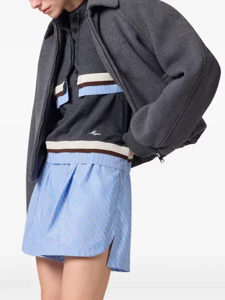 Top Msgm cu autograf gri