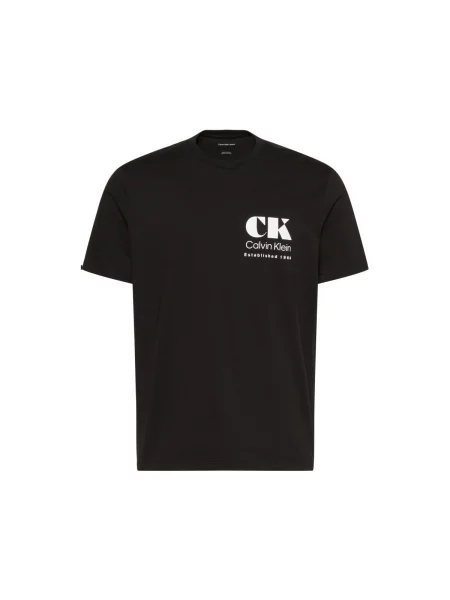 Calvin Klein Jeans majica muška od pamuka crna