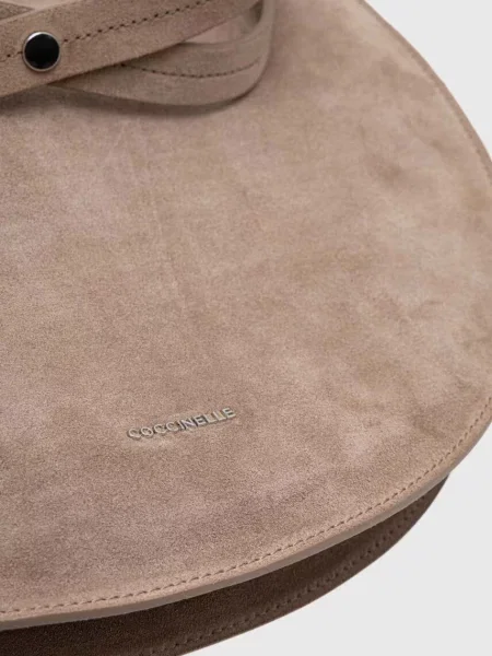 Coccinelle velúr táska COCCINELLESUNUP SUEDE E1 QKG 13 02 01 bézs