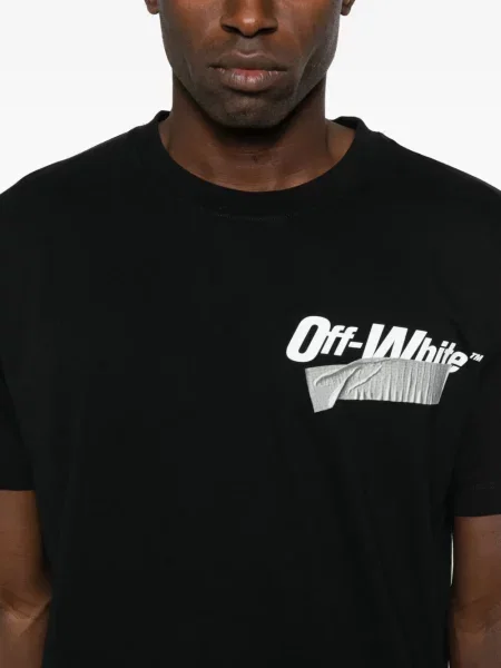Tricou Off-white cu imagine alb