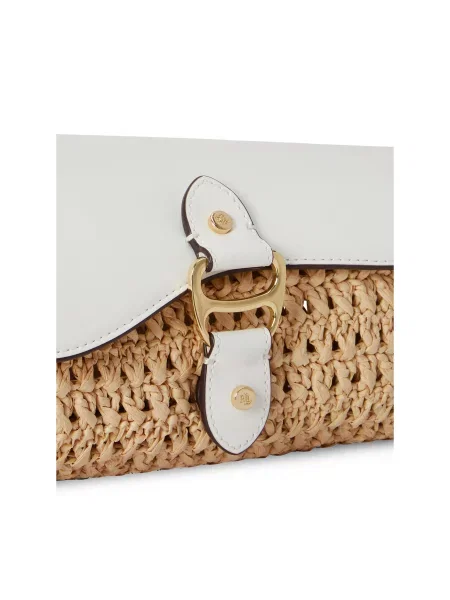 Ročna torba LAUREN RALPH LAUREN Rjava bež