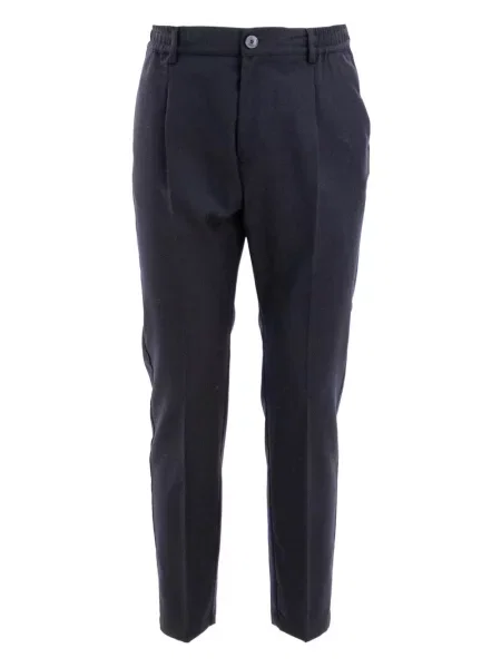 Pantaloni Cruna plisate albastru