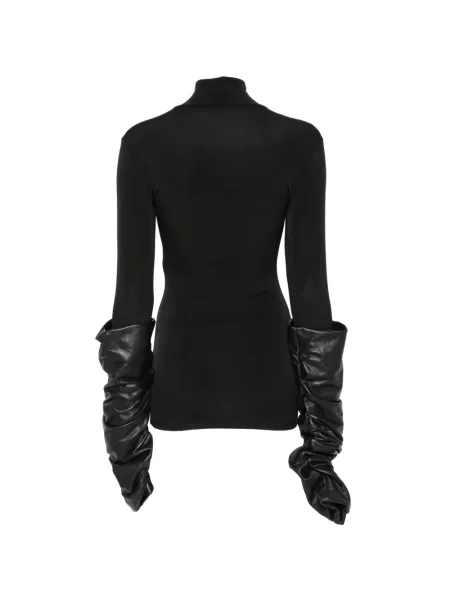 Top Darkpark din piele negru