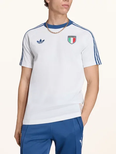 Adidas Tričko Itálie Originals / zlatá / modrá bílá