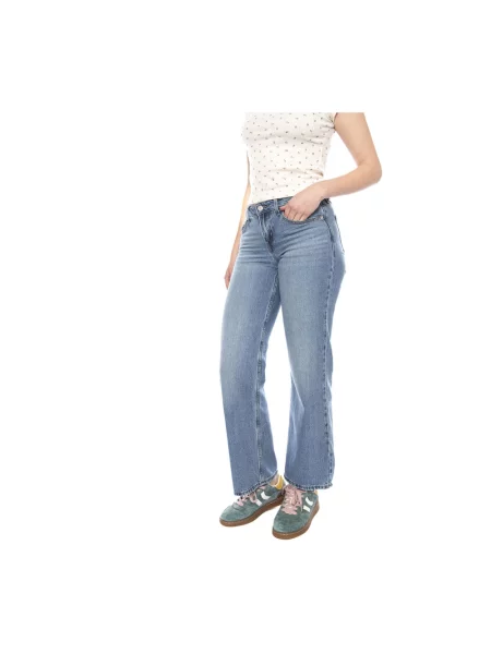 Szerokie jeansy Levi's niebieskie